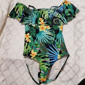 New tropical swim suit small